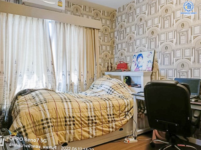 ทาวน์เฮ้าส์มือสอง นนทบุรี ม.ทาวน์อเวนิวเมิร์จ รัตนาธิเบศร์ เนื้อที่กว้าง 20 ตร.ว. ฟังก์ชัน 3 ห้องนอน 3 ห้องน้ำ ที่จอดรถ 2 คัน บ้านคุณภาพจาก Sansiri สภาพสวย ภายในตกแต่งโมเดิร์น ตั้งอยู่บนทำเลแห่งการเดินทาง ใกล้รถไฟฟ้าสายสีม่วง "สถานีสามแยกบางใหญ่" และทางด่วน "ศรีรัช" จองเลย!